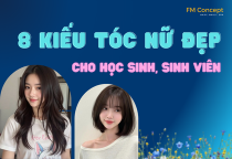 8 Kiểu tóc nữ đẹp cho học sinh, sinh viên