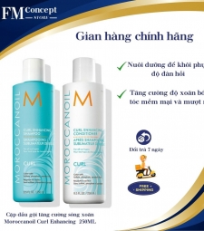 Dầu gội xả dành cho mọi loại tóc xoăn MOROCCANOL 250ml 