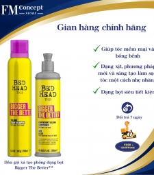 Bộ dầu gội, dầu xả tạo phồng tóc Tigi Bed Head Bigger The Better Volume Shampoo & Conditioner Bộ dầu gội, dầu xả tạo phồng tóc Tigi Bed Head Bigger The Better Volume Shampoo & Conditioner
