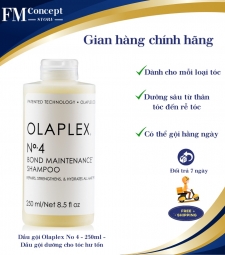 Dầu gội Olaplex No 4 - 250ml - Dầu gội dưỡng cho tóc hư tổn