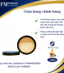 Sáp vuốt tóc Lockhart's TRANSCEND WAX CLAY HYBRID