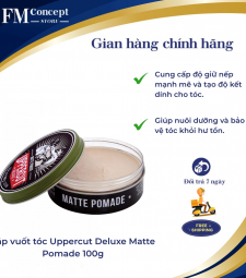 Sáp vuốt tóc Uppercut Deluxe Matte Pomade 100g