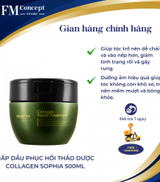 HẤP DẦU PHỤC HỒI THẢO DƯỢC COLLAGEN SOPHIA 500ML