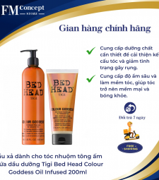 Dầu xả dành cho tóc nhuộm tông ấm chứa dầu dưỡng Tigi Bed Head Colour Goddess Oil Infused 200ml Dầu xả dành cho tóc nhuộm tông ấm chứa dầu dưỡng Tigi Bed Head Colour Goddess Oil Infused 200ml