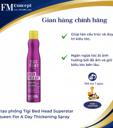Xịt tạo phồng Tigi Bed Head Superstar Queen For A Day Thickening Spray – 311ml, làm dày tóc, lưu giữ kiểu dáng một cách tự nhiên