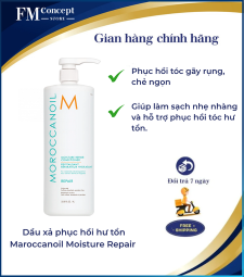 Dầu xả phục hồi hư tổn Maroccanoil Moisture Repair dành cho tóc yếu và hư tổn 500ml