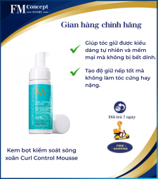 Kem bọt kiểm soát sóng xoăn Curl Control Mousse 75g
