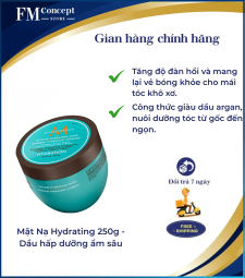 Mặt Nạ Hydrating 250g - Dầu hấp dưỡng ẩm sâu Intense Hydrating Mask dành cho tóc vừa dày vừa khô