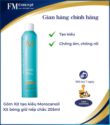 Gôm Xịt tạo kiểu Morocanoil  - Xịt bóng giữ nếp chắc 205ml