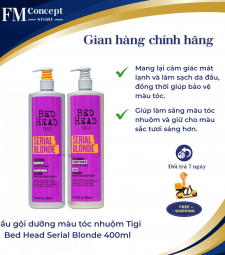 DẦU GỘI DƯỠNG MÀU TÓC NHUỘM TIGI BED HEAD SERIAL BLONDE 400ML DẦU GỘI DƯỠNG MÀU TÓC NHUỘM TIGI BED HEAD SERIAL BLONDE 400ML