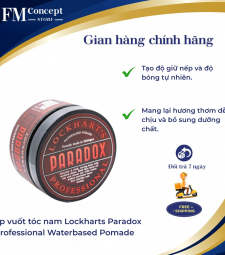 Sáp vuốt tóc nam Lockharts Paradox Professional Waterbased Pomade 
