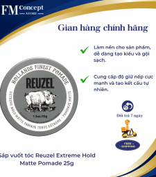 Sáp vuốt tóc Reuzel Extreme Hold Matte Pomade 25g Sáp vuốt tóc Reuzel Extreme Hold Matte Pomade 25g
