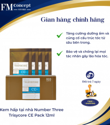 KEM HẤP TẠI NHÀ NUMBERTHREE TRISYCORE CE PACK 12ML *4 KEM HẤP TẠI NHÀ NUMBERTHREE TRISYCORE CE PACK 12ML *4