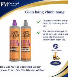 Dầu Gội Xả Tigi Bed Head Colour Goddess Chăm Sóc Tóc Nhuộm 400ml
