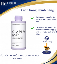 DẦU GỘI TÍM KHỬ VÀNG OLAPLEX NO 4P 250ML