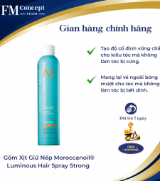 Gôm Xịt Giữ Nếp Linh Hoạt Moroccanoil® Luminous Hair Spray Strong | Giữ Nếp Mạnh
