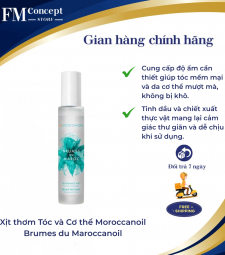 Xịt thơm Tóc và Cơ thể Moroccanoil Brumes du Maroccanoil