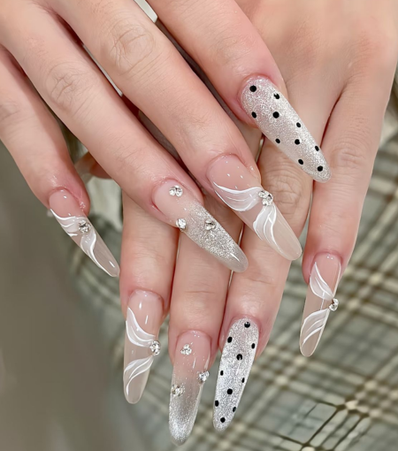 Đắp gel nối móng