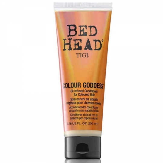 Dầu xả dành cho tóc nhuộm tông ấm chứa dầu dưỡng Tigi Bed Head Colour Goddess Oil Infused 200ml