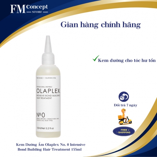 Kem Dưỡng Ẩm Olaplex No. 0 Intensive Bond Building Hair Treatment - 155ml - Kem dưỡng cho tóc hư tổn