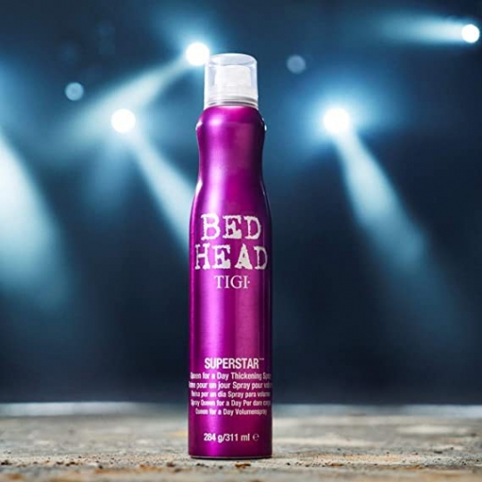 Xịt tạo phồng Tigi Bed Head Superstar Queen For A Day Thickening Spray – 311ml, làm dày tóc, lưu giữ kiểu dáng một cách tự nhiên