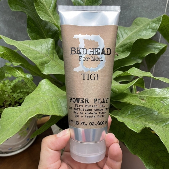Gel vuốt tóc Tigi Bed Head For Men Power Play – 200ml giữ nếp mạnh, cứng không gây bết tóc