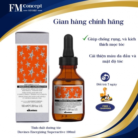 Tinh chất dưỡng tóc Davines Energizing Seasonal Superactive – 100ml,