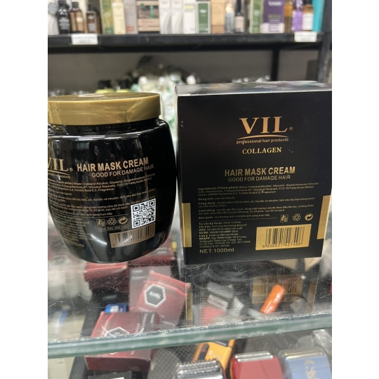 Kem trợ nhuộm vil collagen ,trợ nhuộm tóc lên màu nhanh sáng bóng