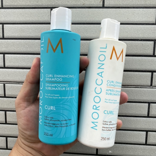 Dầu gội xả tăng cường sóng xoăn MOROCCANOL 250ml dành cho mọi loại tóc xoăn