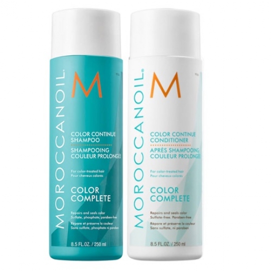 Cặp dầu gội duy trì màu nhuộm Moroccanoil Color Continue