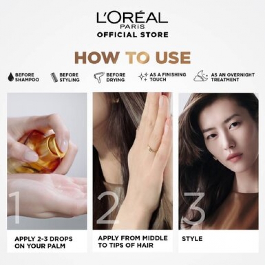 Dầu Dưỡng Tóc L'Oreal Tinh Dầu Hoa Tự Nhiên 100ml