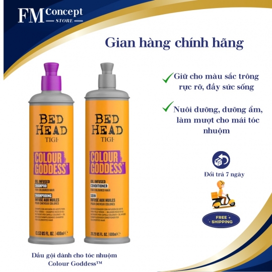 Dầu gội dưỡng màu tông ấm Colour Goddess