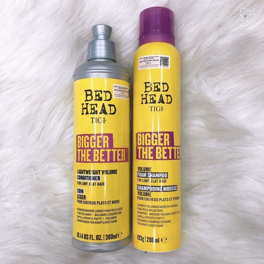 Bộ dầu gội, dầu xả tạo phồng tóc Tigi Bed Head Bigger The Better Volume Shampoo & Conditioner Bộ dầu gội, dầu xả tạo phồng tóc Tigi Bed Head Bigger The Better Volume Shampoo & Conditioner