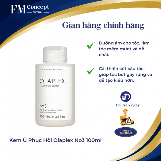 Kem Ủ Phục Hồi Olaplex No3 100ml