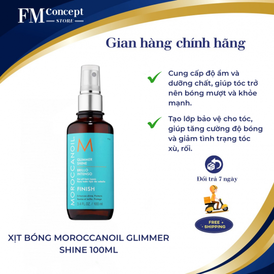 XỊT BÓNG MOROCCANOIL GLIMMER SHINE 100ML