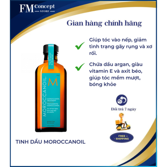 Tinh dầu dưỡng tóc Moroccanoil Treatment Original 200ml