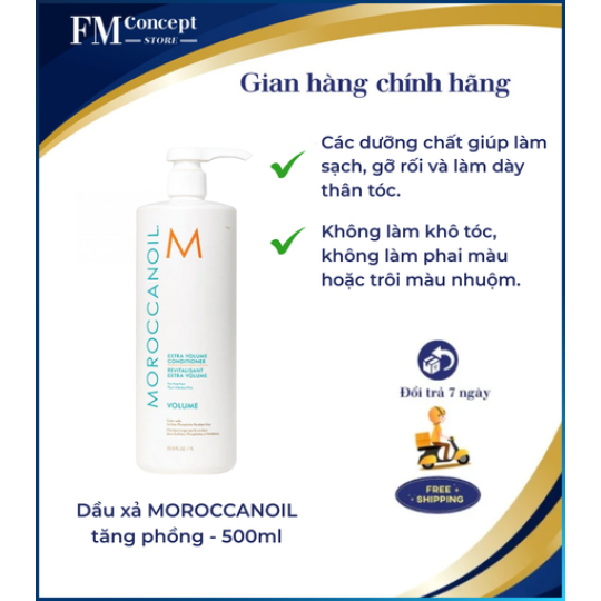 Dầu xả MOROCCANOIL tăng phồng - 500ml