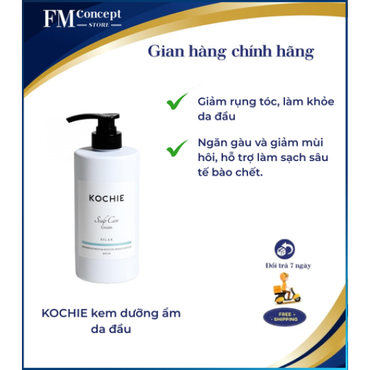 KOCHIE kem dưỡng ẩm da đầu