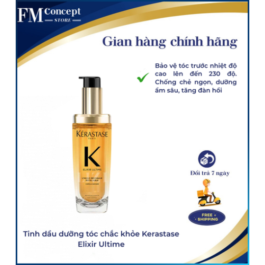 Tinh dầu dưỡng tóc chắc khỏe Kerastase Elixir Ultime
