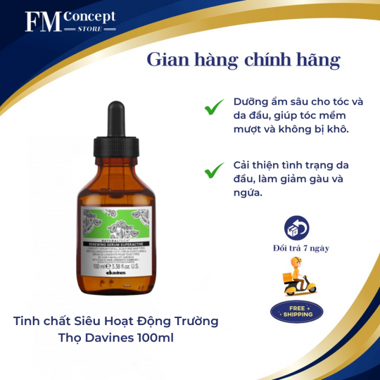 Tinh chất Siêu Hoạt Động Trường Thọ Davines 100ml