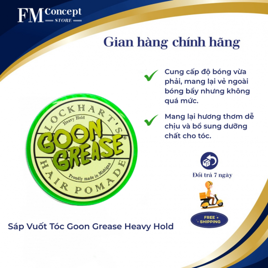 Sáp Vuốt Tóc Goon Grease Heavy Hold 