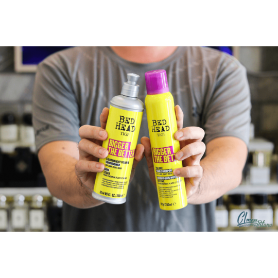 Dầu gội xả TIGI Bigger The Better tạo phồng cho tóc mỏng xẹp
